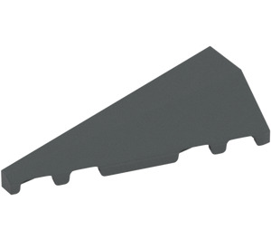 LEGO Dark Stone Gray Wedge Slope 2 x 5 (45°) Left (3504)