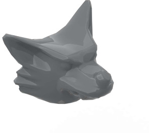 LEGO Dark Stone Gray Werewolf Head Cover (42443)