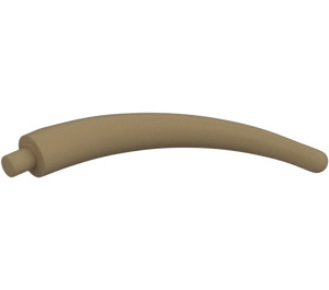 LEGO Dark Tan Animal Tail End Section (40379)