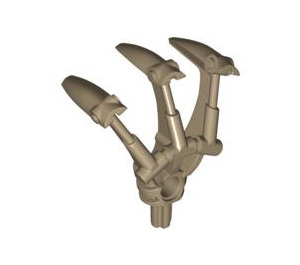 LEGO Dark Tan Bionicle Claw Triple with Axle (32506)