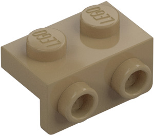 LEGO Dunkel Beige Halterung 1 x 2 - 1 x 2 (99781)