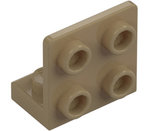 LEGO Dark Tan Bracket 1 x 2 - 2 x 2 Up (99207)