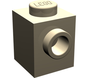 LEGO Tan foncé Brique 1 x 1 avec Stud sur Une Côté (87087)
