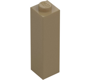 LEGO Dark Tan Brick 1 x 1 x 3 (14716)