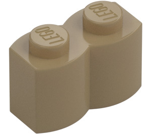 LEGO Dark Tan Brick 1 x 2 Log (30136)