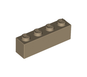 LEGO Tan foncé Brique 1 x 4 (3010 / 6146)