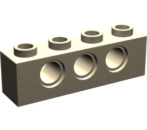LEGO Dunkel Beige Backstein 1 x 4 mit Löcher (3701)