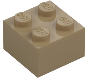 LEGO Donker zandbruin Steen 2 x 2 (3003 / 6223)