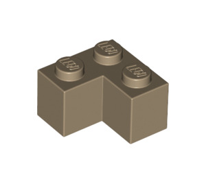 LEGO Dark Tan Brick 2 x 2 Corner (2357)
