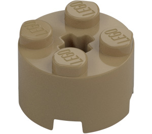 LEGO Dark Tan Brick 2 x 2 Round (3941 / 6143)