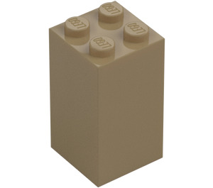 LEGO Mörk Gulbrun Kloss 2 x 2 x 3 (30145)