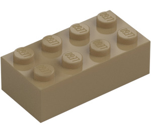 LEGO Dark Tan Brick 2 x 4 (3001 / 72841)