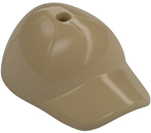 LEGO Dark Tan Cap with Short Curved Bill with Hole on Top (11303)