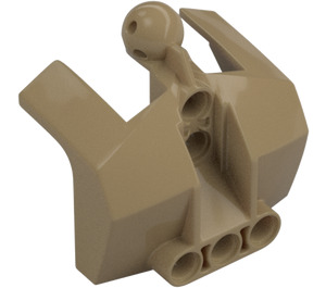 LEGO Dark Tan Chest Plate with Neck Ball Joint (24124)