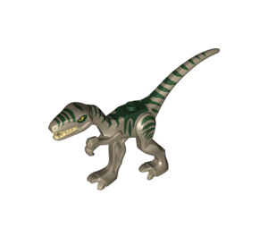 LEGO Tan Foncé Coelophysis avec Vert Foncé Rayures (11859 / 72353)