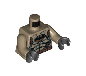 LEGO Mörk Gulbrun Desert Batman Minifigur Kropp (973 / 76382)