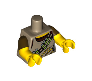 LEGO Dark Tan Dino Tracker Minifig Torso (973 / 16360)