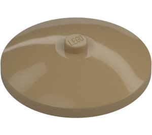 LEGO Dark Tan Dish 4 x 4 (Solid Stud) (3960 / 30065)