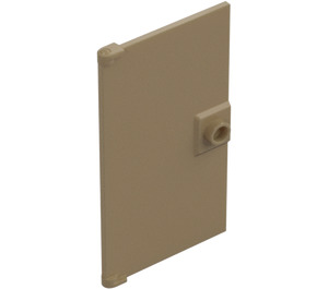 LEGO Dark Tan Door 1 x 4 x 6 with Stud Handle (35291 / 60616)