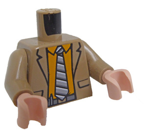 LEGO Tan Foncé Dwight Schrute Minifigurine Torse (973 / 76382)