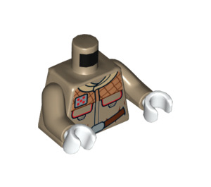 tan lego torso