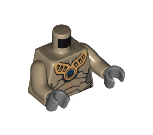 LEGO Dark Tan Geonosian Minifig Torso (973 / 76382)