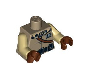 LEGO Dark Tan Lando Calrissian Torso (973 / 76382)