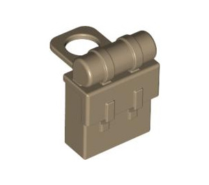 LEGO Dark Tan Minifig Backpack Non-Opening (2524)
