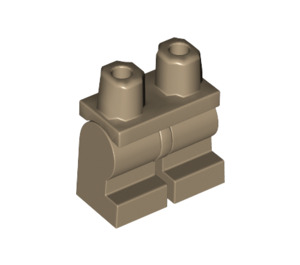 LEGO Dunkel Beige Minifigure Medium Beine (37364 / 107007)