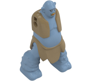 LEGO Tmavě žlutohnědá Mountain Troll Tělo (108549)