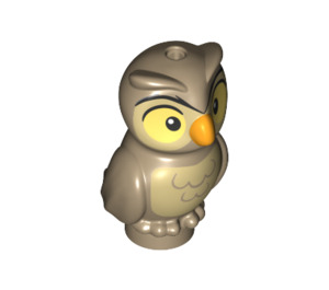 LEGO Dark Tan Owl with Large Yellow Eyes (66507)