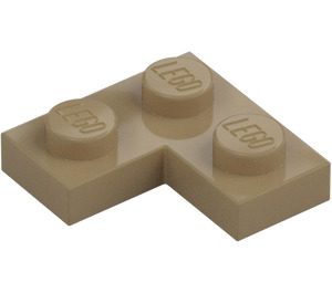 LEGO Tumma beige Levy 2 x 2 Kulma (2420)