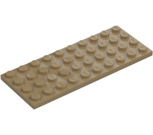 LEGO Dunkel Beige Platte 4 x 10 (3030)