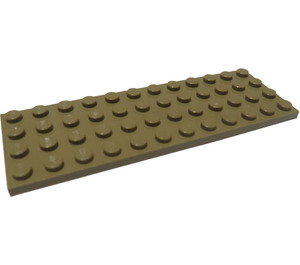 LEGO Tan foncé assiette 4 x 12 (3029)