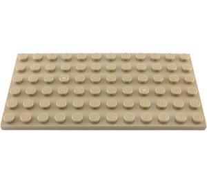 LEGO Dunkel Beige Platte 6 x 12 (3028)