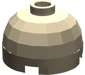 LEGO Tan foncé Rond Brique 2 x 2 Dome Haut (Undetermined Stud - To be deleted)