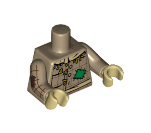 LEGO Dark Tan Scarecrow Torso (973 / 88585)