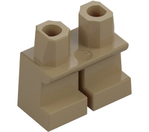 LEGO Beige scuro Gambe corte (41879 / 90380)