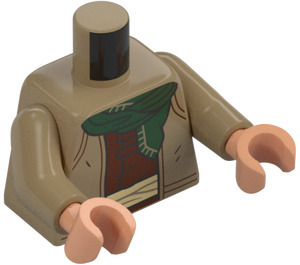 LEGO Tan Foncé Sig Greebling Minifigurine Torse (973)