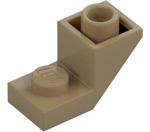 LEGO Dark Tan Slope 1 x 2 (45°) Inverted with Plate (2310)