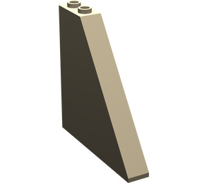 LEGO Dark Tan Slope 1 x 6 x 5 (55°) without Bottom Stud Holders (30249)
