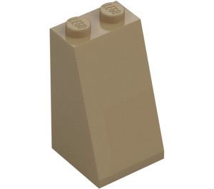 LEGO Beige scuro Pendenza 2 x 2 x 3 (75°) (Borchie solide) (98560)