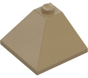 LEGO Dark Tan Slope 3 x 3 (25°) Corner (3675)