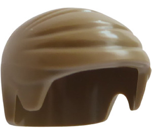 LEGO Tan Foncé Lisse Cheveux peigné Sideways (86400 / 99930)