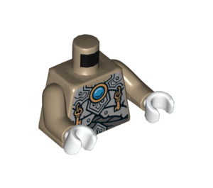 LEGO Mørk beige Strainor Minifigur Ulv Overkropp (973 / 76382)