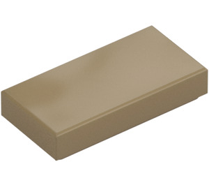 LEGO Dark Tan Tile 1 x 2 with Groove (3069 / 30070)