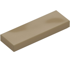 LEGO Dark Tan Tile 1 x 3 (63864)