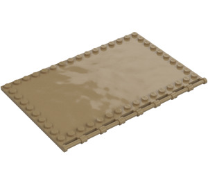 LEGO Beige scuro Piastrella 10 x 16 con Bottoncini su Edges (69934)