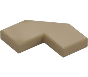 LEGO Dark Tan Tile 2 x 2 Corner with Cutouts (27263)