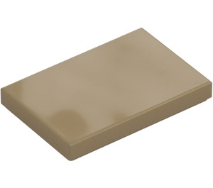 LEGO Dark Tan Tile 2 x 3 (26603)